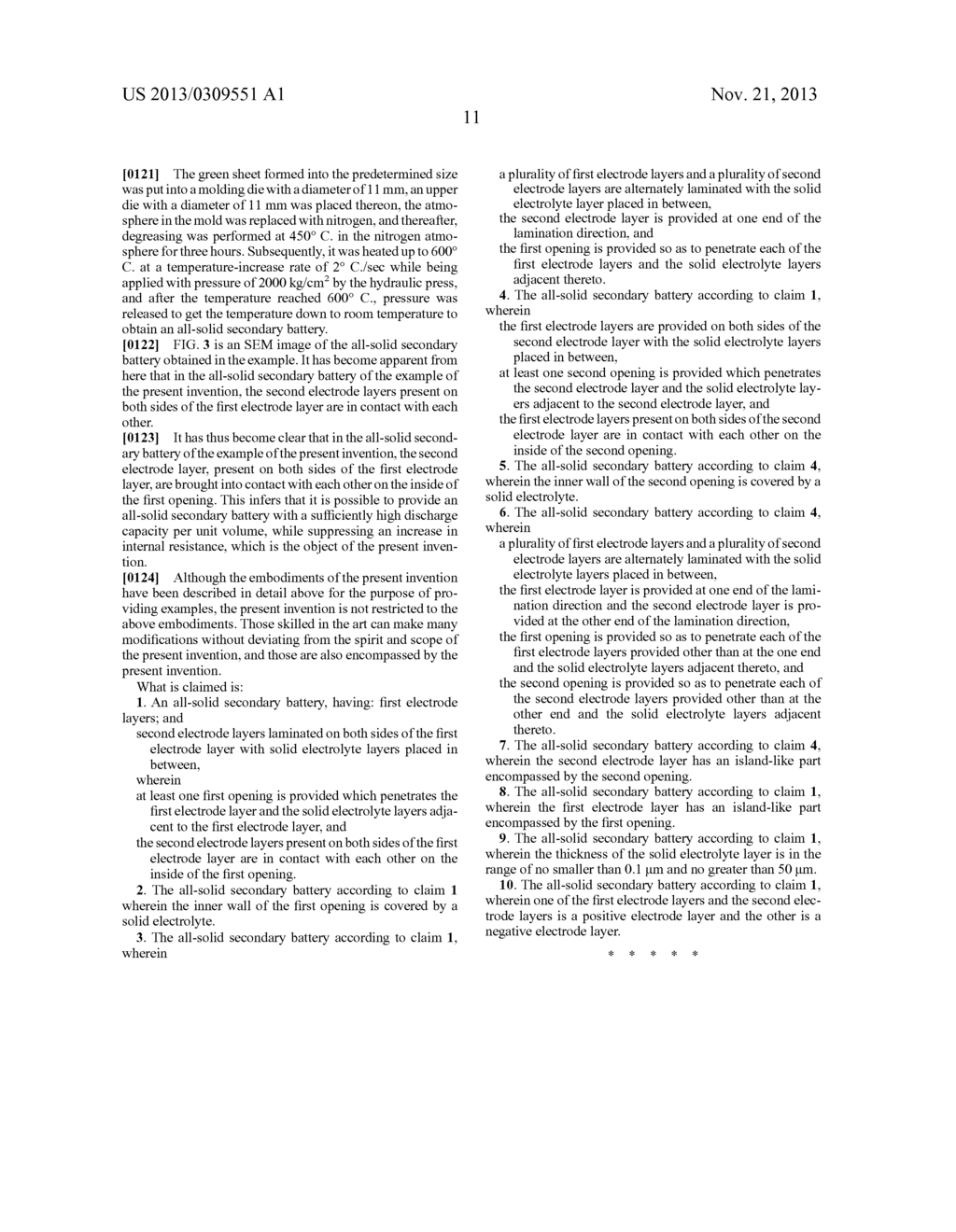 ALL-SOLID SECONDARY BATTERY - diagram, schematic, and image 16