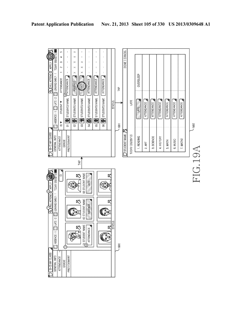 METHOD, APPARATUS AND SYSTEM FOR INTERACTIVE CLASS SUPPORT AND EDUCATION     MANAGEMENT - diagram, schematic, and image 106