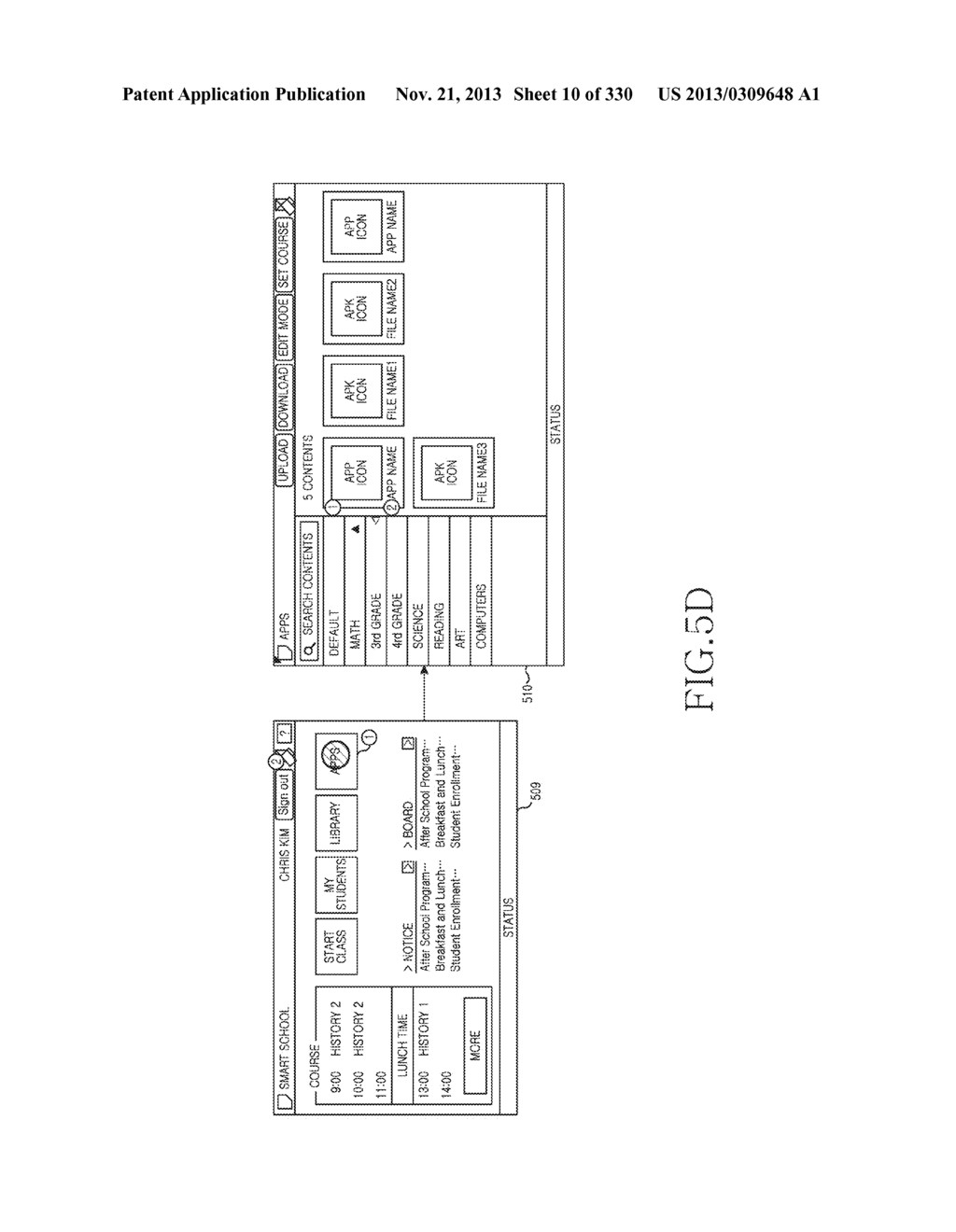 METHOD, APPARATUS AND SYSTEM FOR INTERACTIVE CLASS SUPPORT AND EDUCATION     MANAGEMENT - diagram, schematic, and image 11