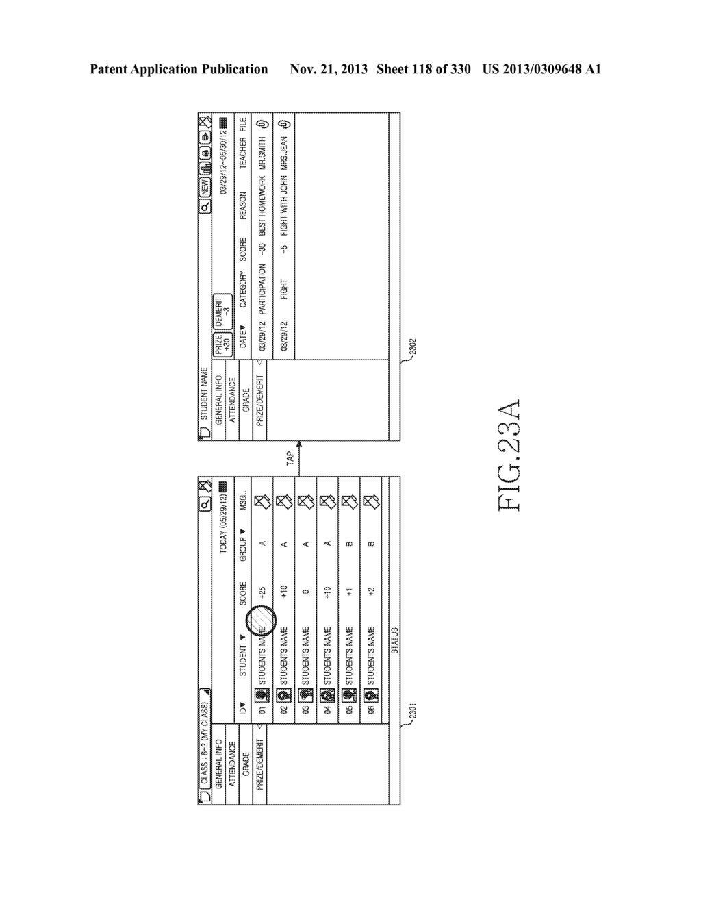 METHOD, APPARATUS AND SYSTEM FOR INTERACTIVE CLASS SUPPORT AND EDUCATION     MANAGEMENT - diagram, schematic, and image 119