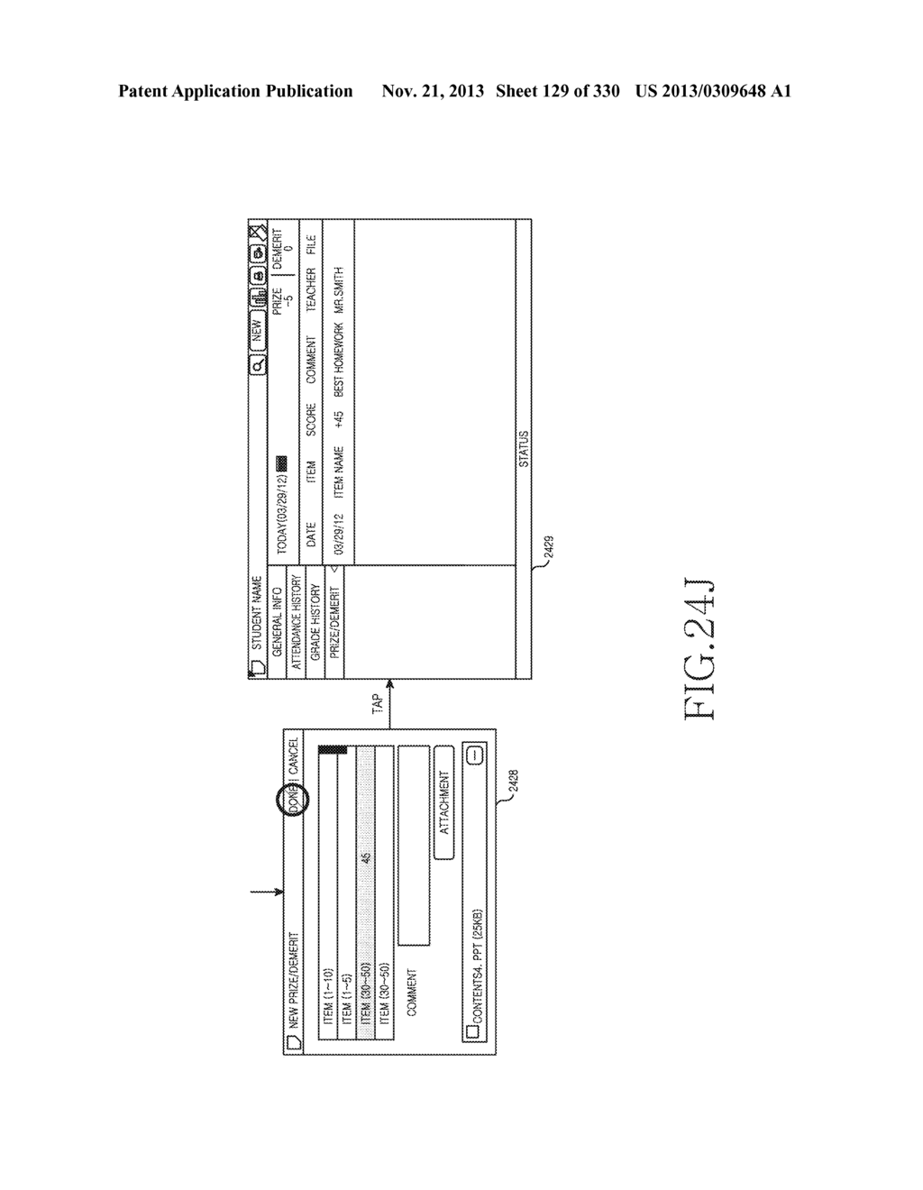 METHOD, APPARATUS AND SYSTEM FOR INTERACTIVE CLASS SUPPORT AND EDUCATION     MANAGEMENT - diagram, schematic, and image 130