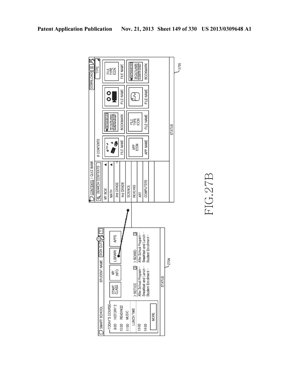 METHOD, APPARATUS AND SYSTEM FOR INTERACTIVE CLASS SUPPORT AND EDUCATION     MANAGEMENT - diagram, schematic, and image 150