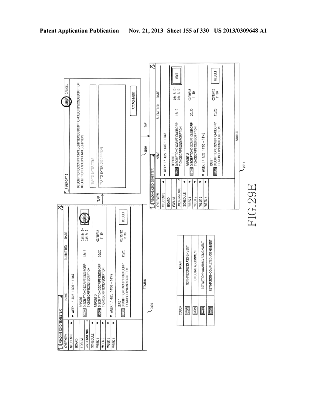 METHOD, APPARATUS AND SYSTEM FOR INTERACTIVE CLASS SUPPORT AND EDUCATION     MANAGEMENT - diagram, schematic, and image 156