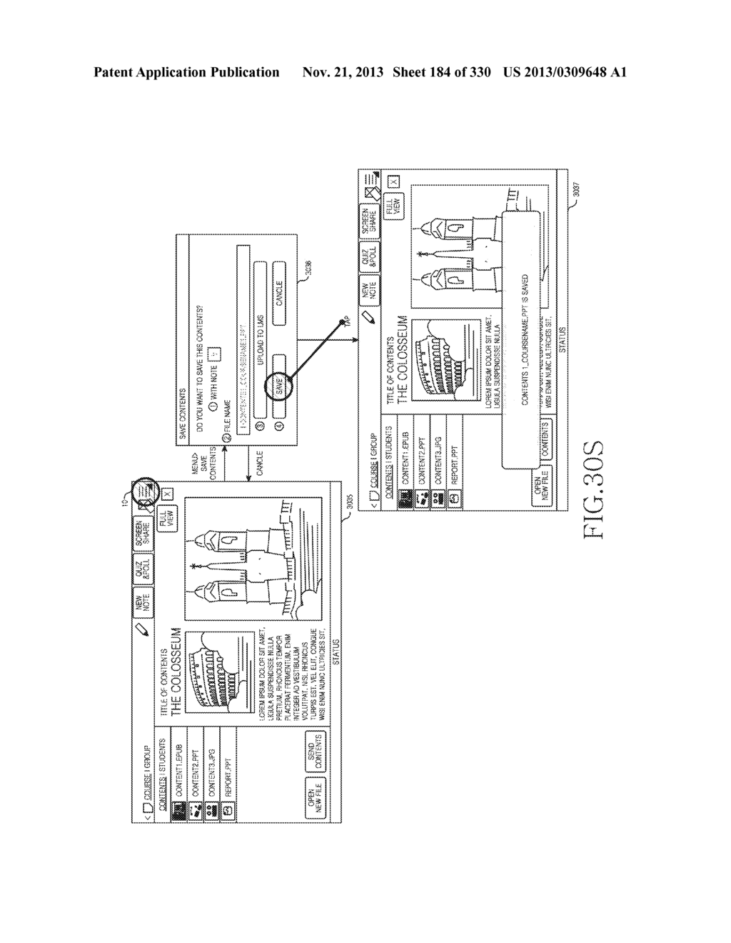 METHOD, APPARATUS AND SYSTEM FOR INTERACTIVE CLASS SUPPORT AND EDUCATION     MANAGEMENT - diagram, schematic, and image 185