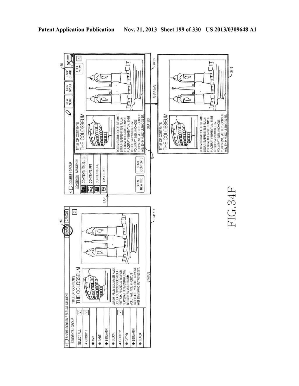 METHOD, APPARATUS AND SYSTEM FOR INTERACTIVE CLASS SUPPORT AND EDUCATION     MANAGEMENT - diagram, schematic, and image 200