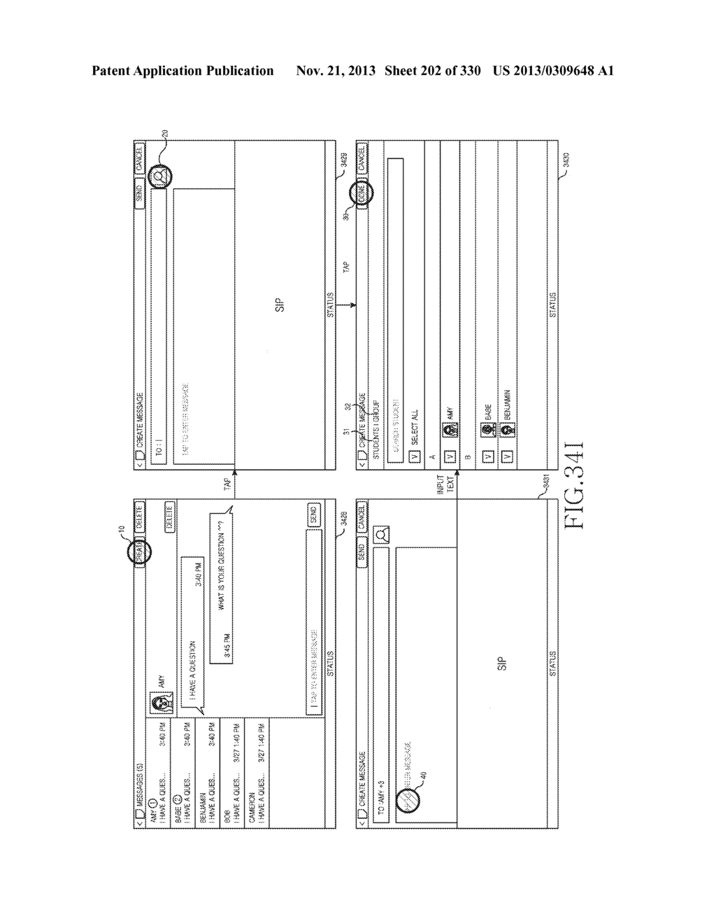 METHOD, APPARATUS AND SYSTEM FOR INTERACTIVE CLASS SUPPORT AND EDUCATION     MANAGEMENT - diagram, schematic, and image 203