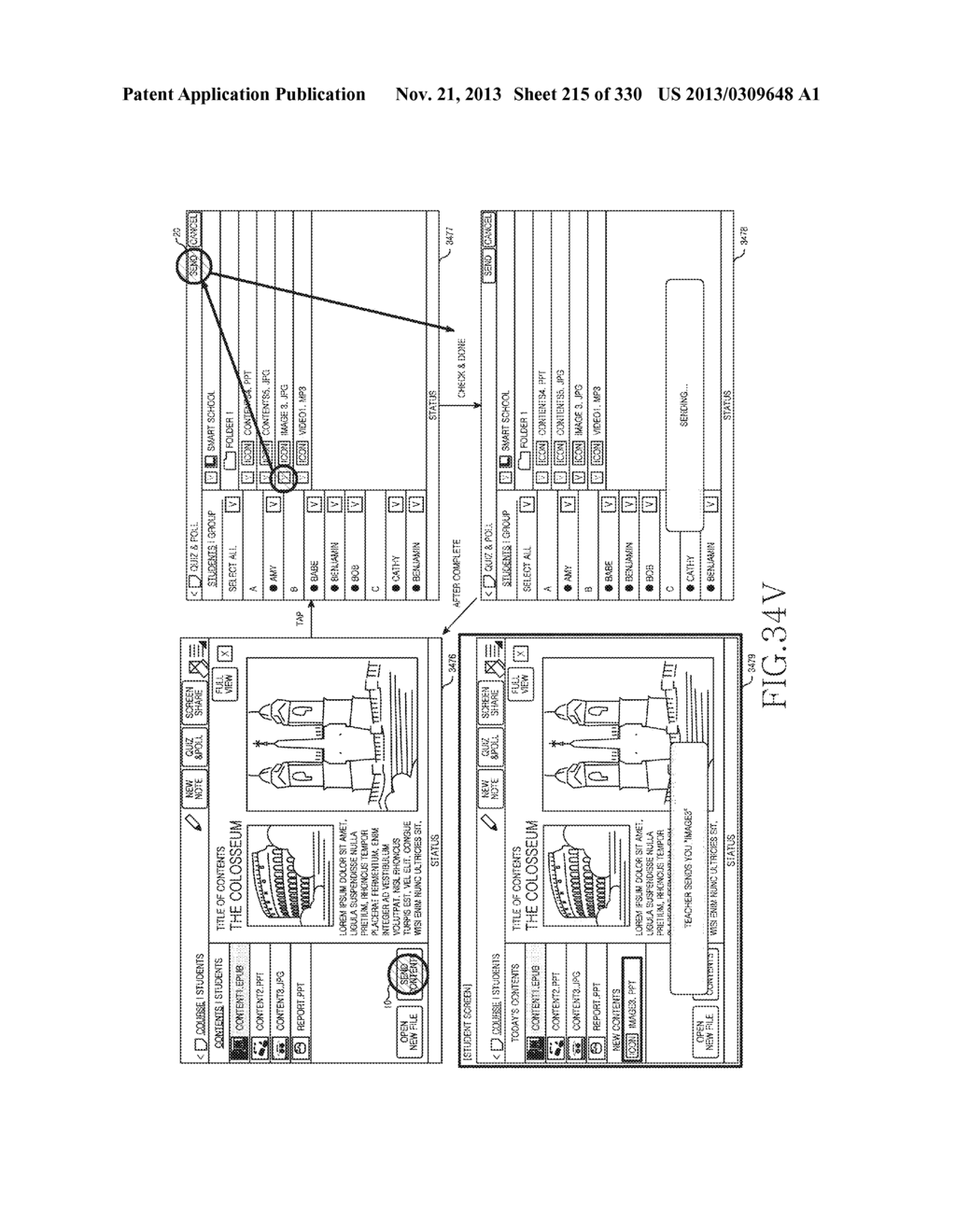 METHOD, APPARATUS AND SYSTEM FOR INTERACTIVE CLASS SUPPORT AND EDUCATION     MANAGEMENT - diagram, schematic, and image 216