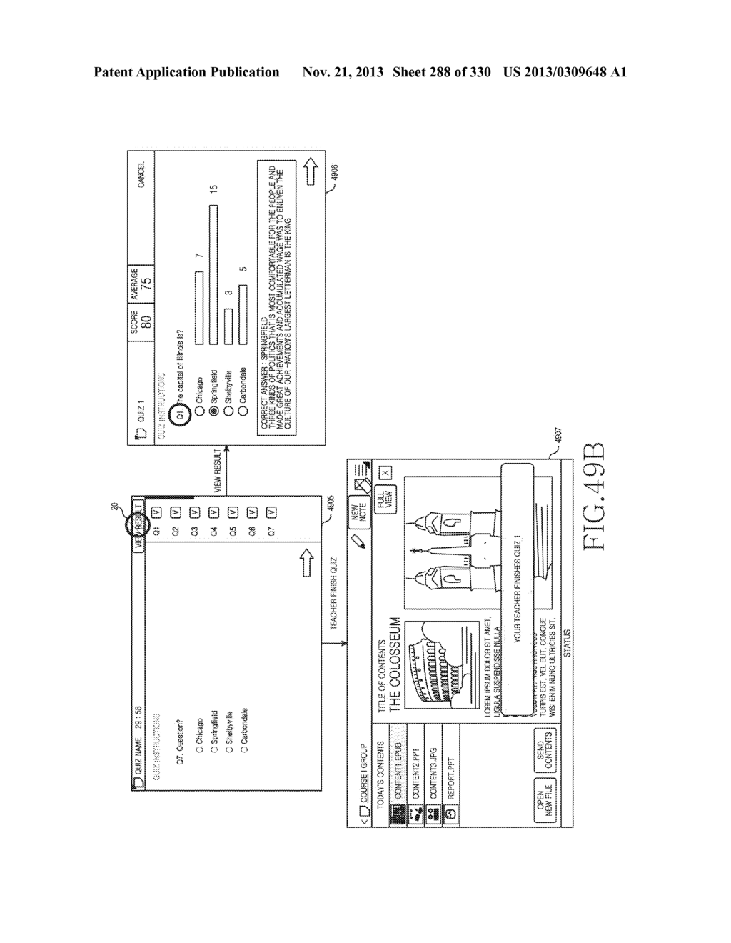 METHOD, APPARATUS AND SYSTEM FOR INTERACTIVE CLASS SUPPORT AND EDUCATION     MANAGEMENT - diagram, schematic, and image 289