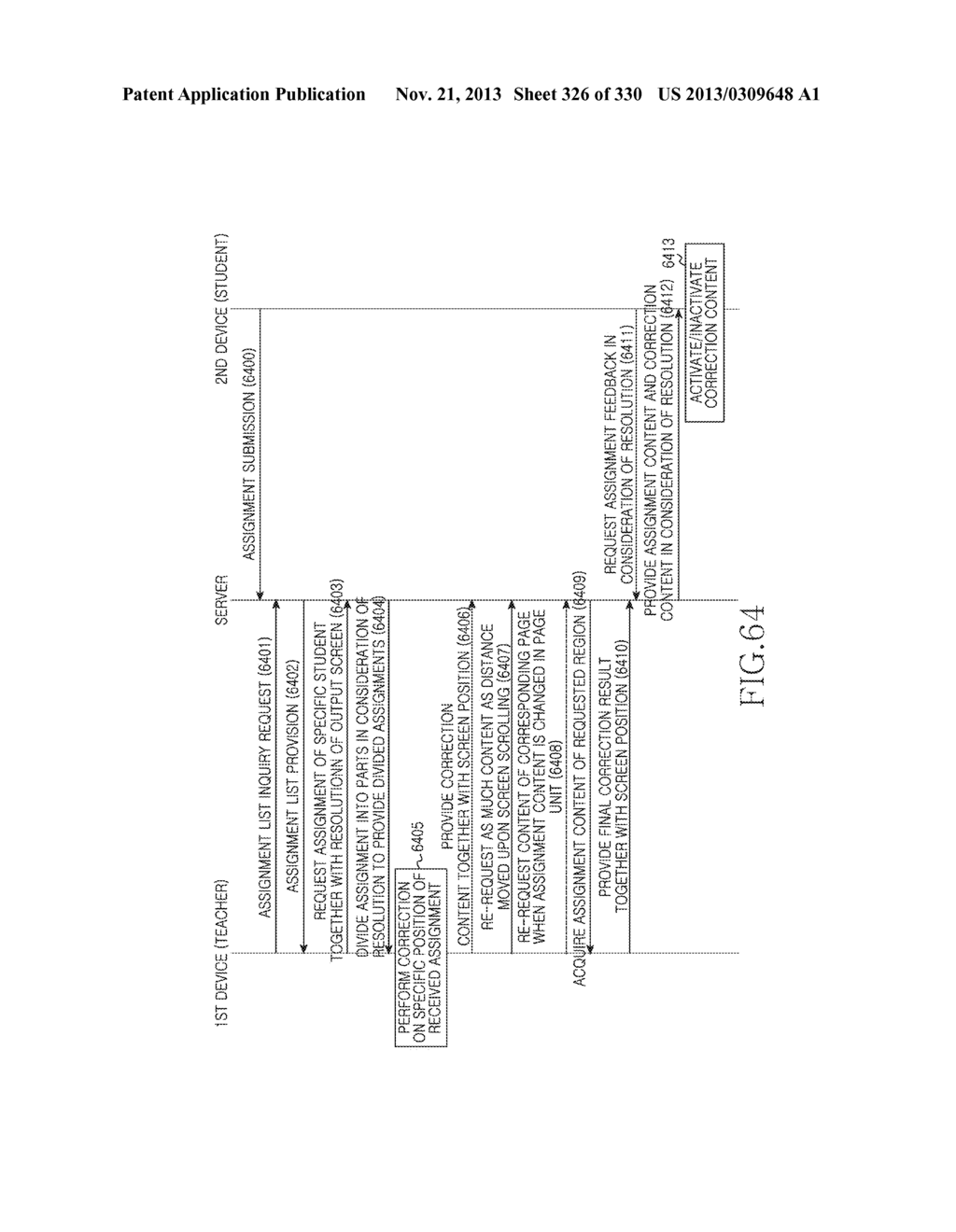 METHOD, APPARATUS AND SYSTEM FOR INTERACTIVE CLASS SUPPORT AND EDUCATION     MANAGEMENT - diagram, schematic, and image 327