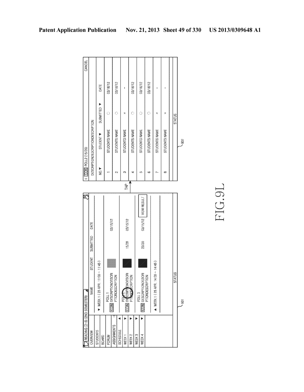 METHOD, APPARATUS AND SYSTEM FOR INTERACTIVE CLASS SUPPORT AND EDUCATION     MANAGEMENT - diagram, schematic, and image 50