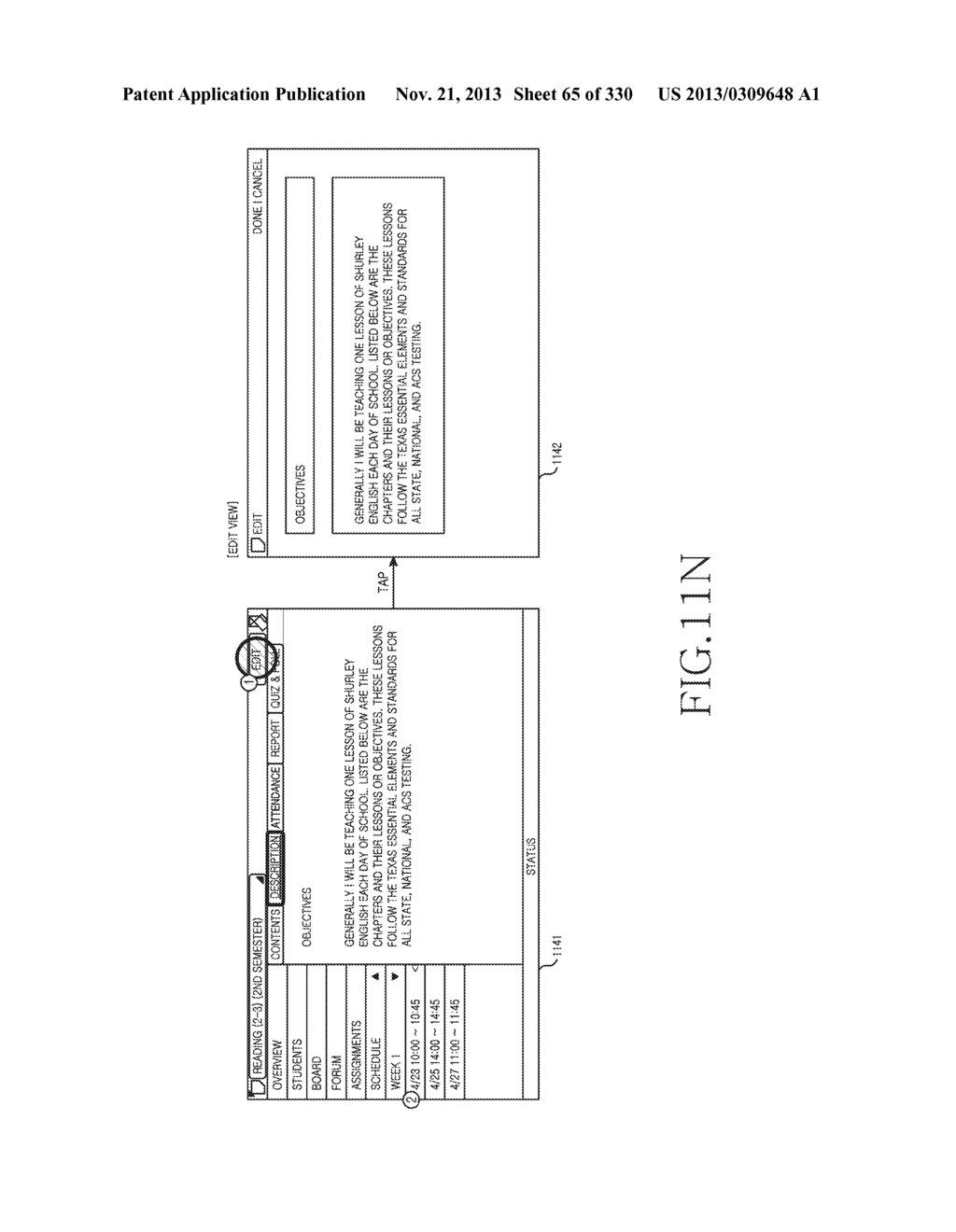 METHOD, APPARATUS AND SYSTEM FOR INTERACTIVE CLASS SUPPORT AND EDUCATION     MANAGEMENT - diagram, schematic, and image 66