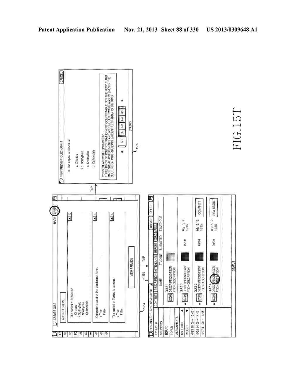 METHOD, APPARATUS AND SYSTEM FOR INTERACTIVE CLASS SUPPORT AND EDUCATION     MANAGEMENT - diagram, schematic, and image 89