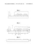 ORGANIC LIGHT-EMITTING DISPLAY HAVING LIGHT BLOCKING LAYER FORMED OVER     PIXEL DEFINING LAYER diagram and image