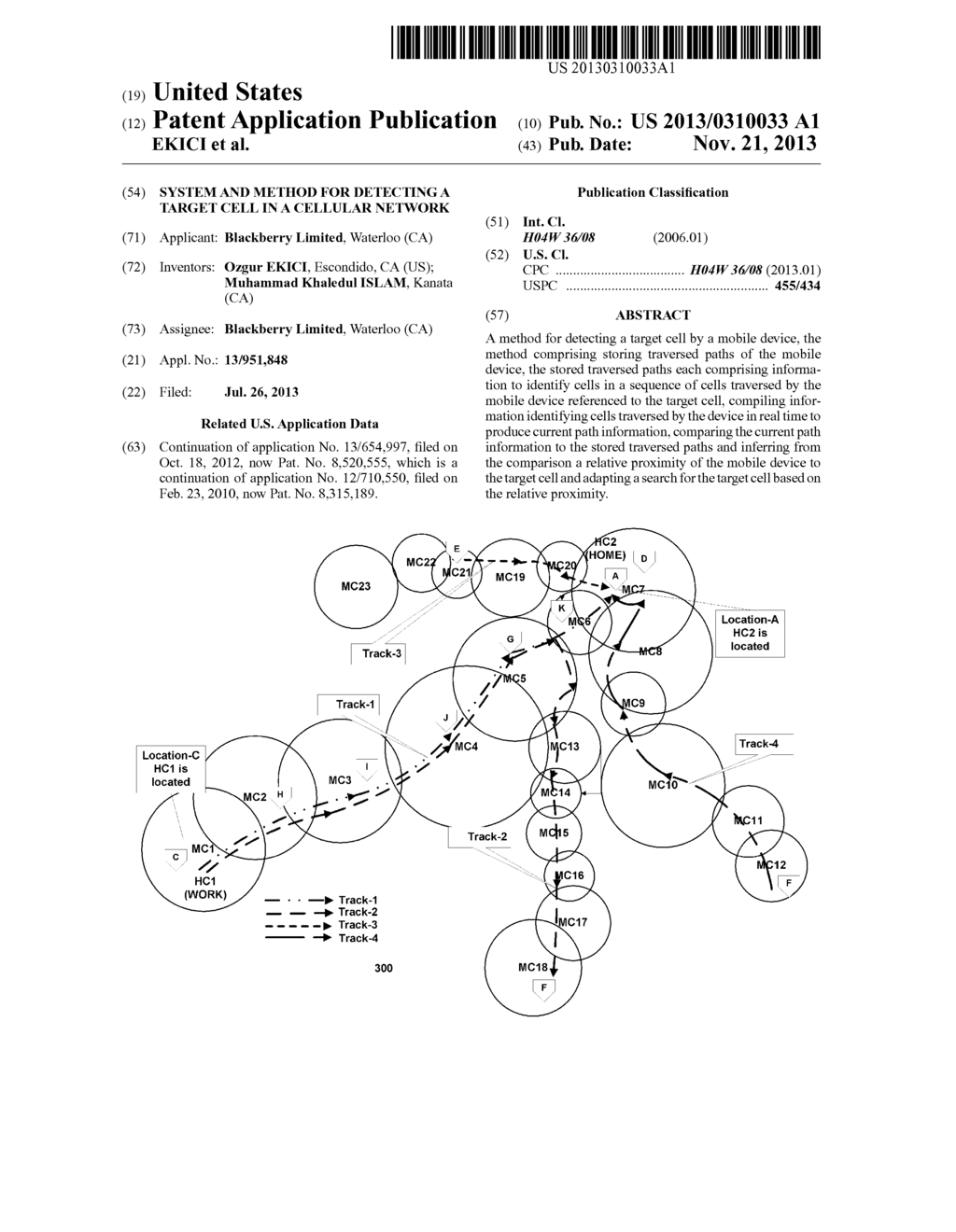 SYSTEM AND METHOD FOR DETECTING A TARGET  CELL IN A CELLULAR NETWORK - diagram, schematic, and image 01