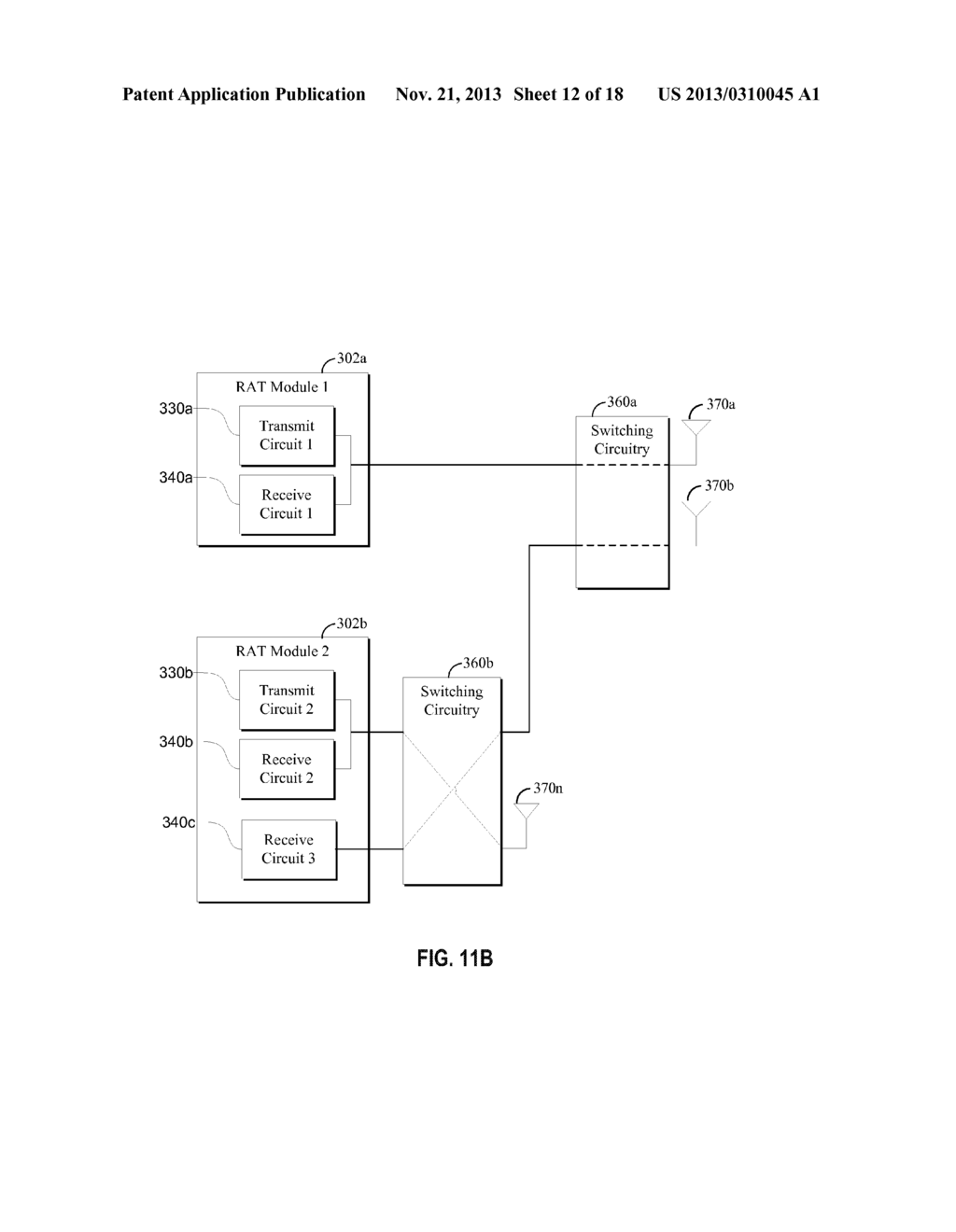 SYSTEMS, APPARATUS, AND METHODS FOR ARBITRATION OF ANTENNA SWITCH     CONFIGURATION AMONG DIFFERENT CLIENTS - diagram, schematic, and image 13