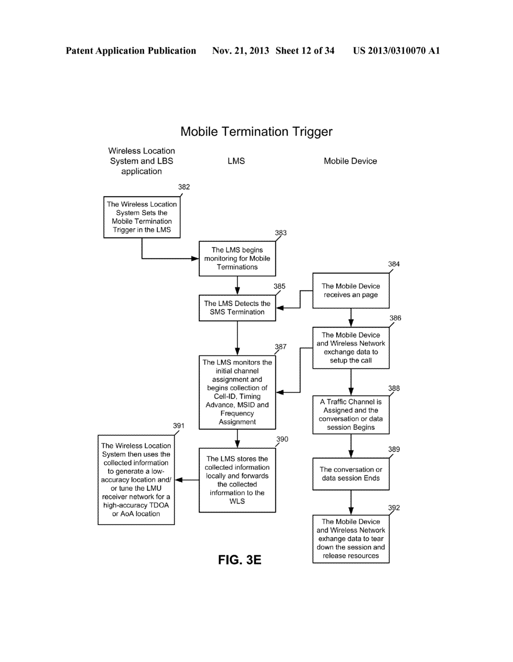 Advanced Triggers for Location-Based Service Applications in a Wireless     Location System - diagram, schematic, and image 13