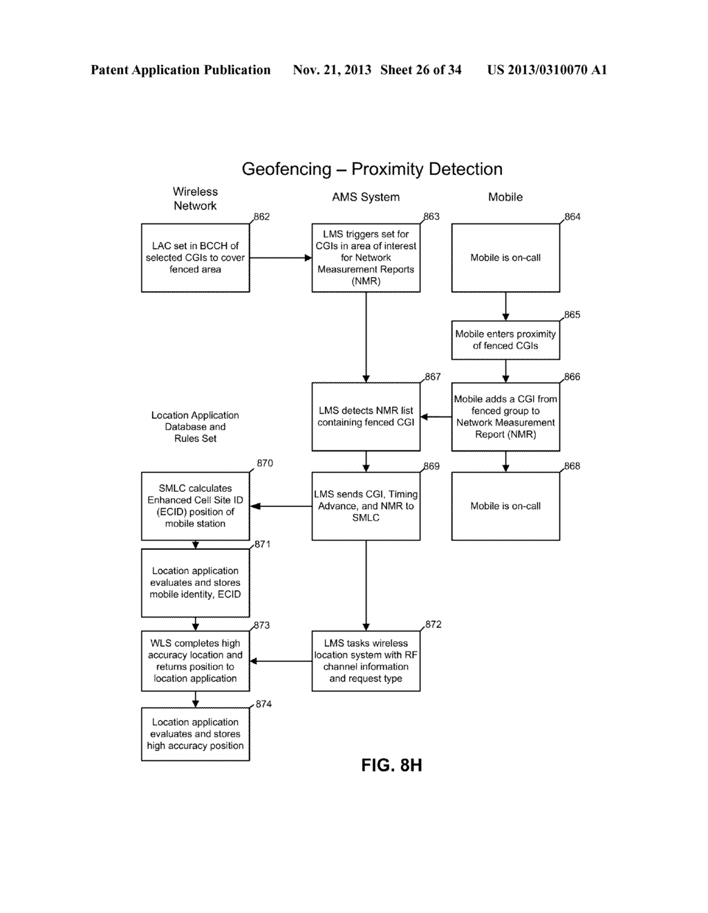 Advanced Triggers for Location-Based Service Applications in a Wireless     Location System - diagram, schematic, and image 27