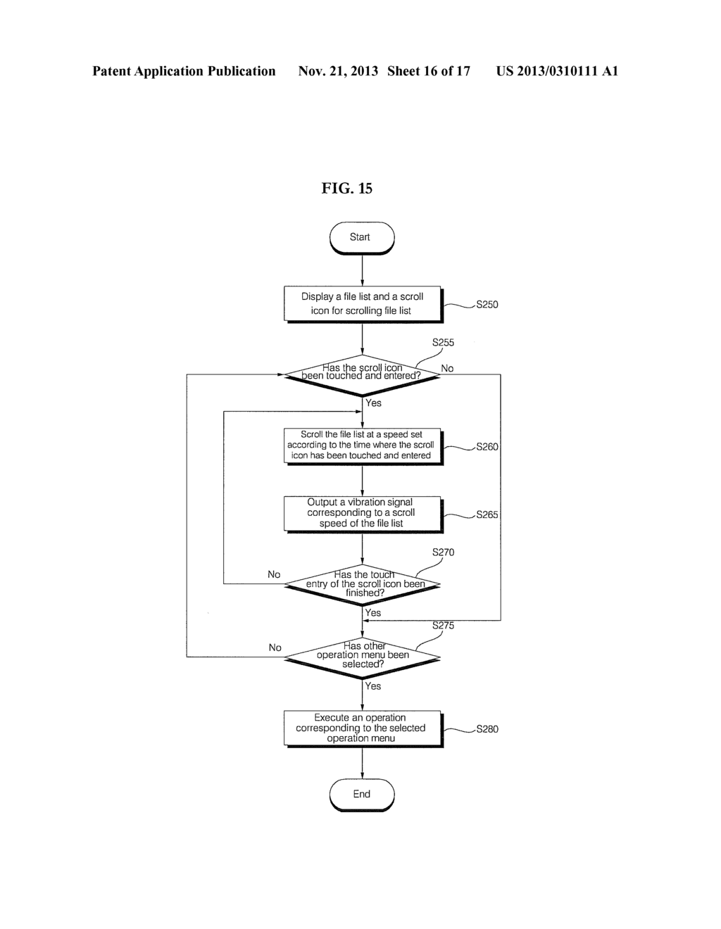 MOBILE TERMINAL AND METHOD OF CONTROLLING OPERATION OF THE SAME - diagram, schematic, and image 17