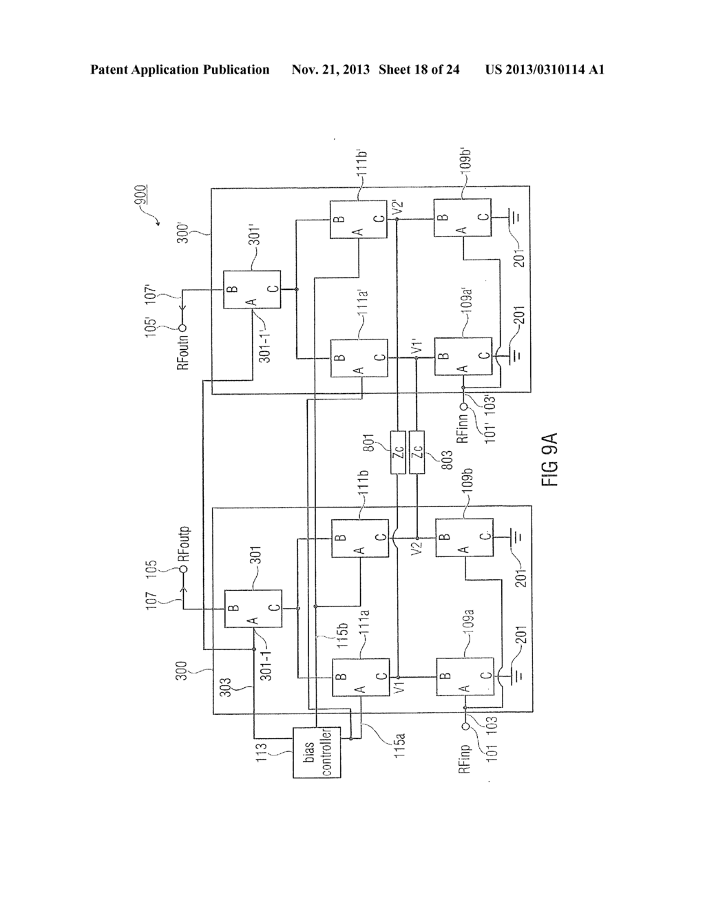 AMPLIFIER AND MOBILE COMMUNICATION DEVICE - diagram, schematic, and image 19