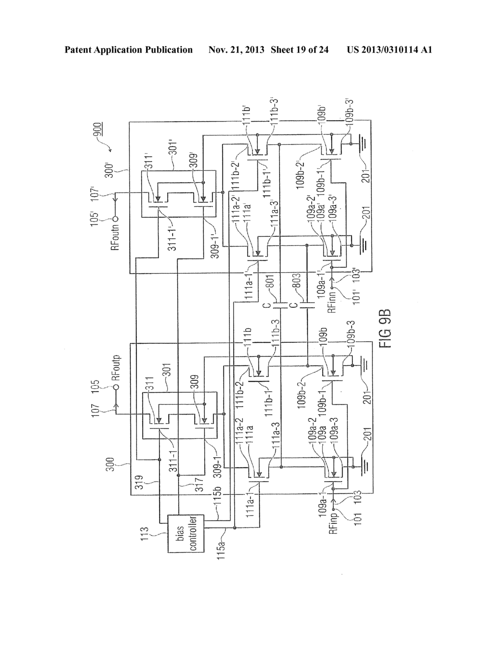 AMPLIFIER AND MOBILE COMMUNICATION DEVICE - diagram, schematic, and image 20