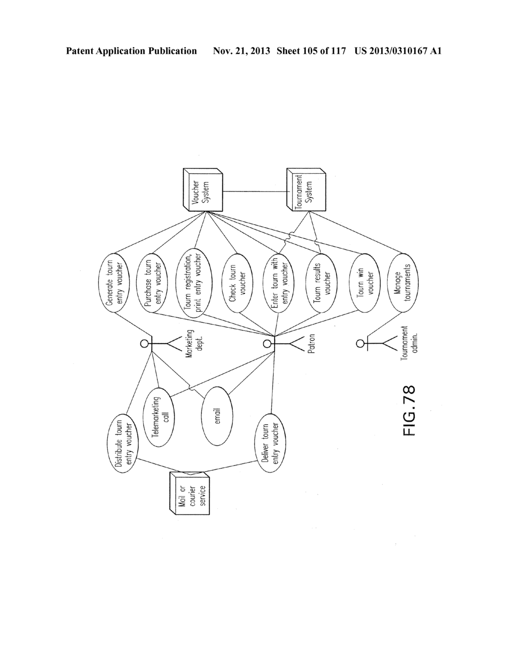 TOURNAMENT GAMING SYSTEMS, GAMING DEVICES, AND METHODS - diagram, schematic, and image 106