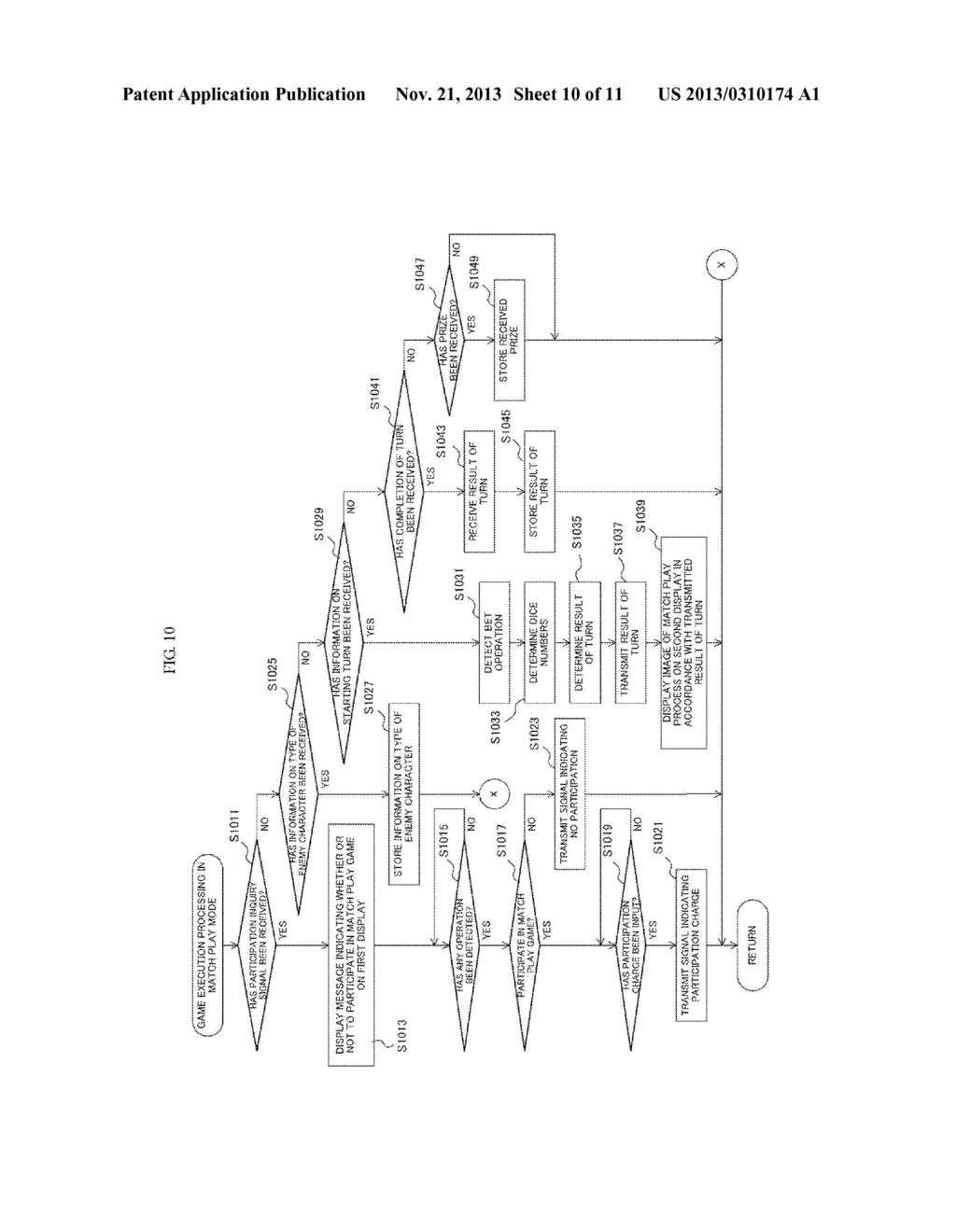 GAMING MACHINE CAPABLE OF BEING PLAYED BY A PLURALITY OF PLAYERS AND     DIVIDING THE PRIZE AMONG THEM - diagram, schematic, and image 11