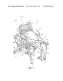 CONSOLE FOR EXERCISE APPARATUS diagram and image