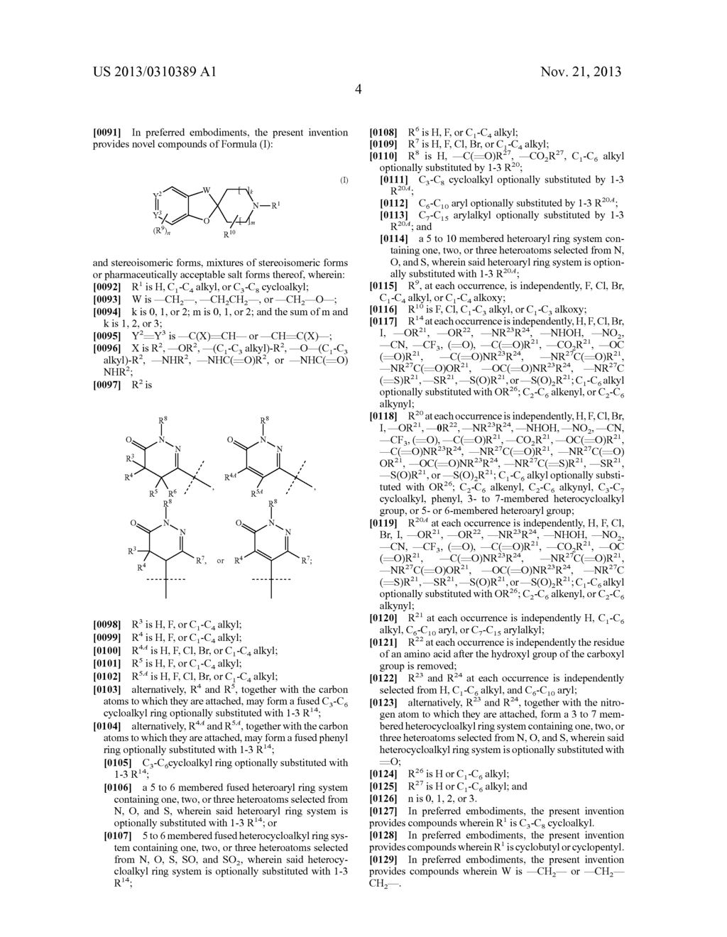 SUBSTITUTED SPIROCYCLIC PIPERIDINE DERIVATIVES AS HISTAMINE-3 (H3)     RECEPTOR LIGANDS - diagram, schematic, and image 05