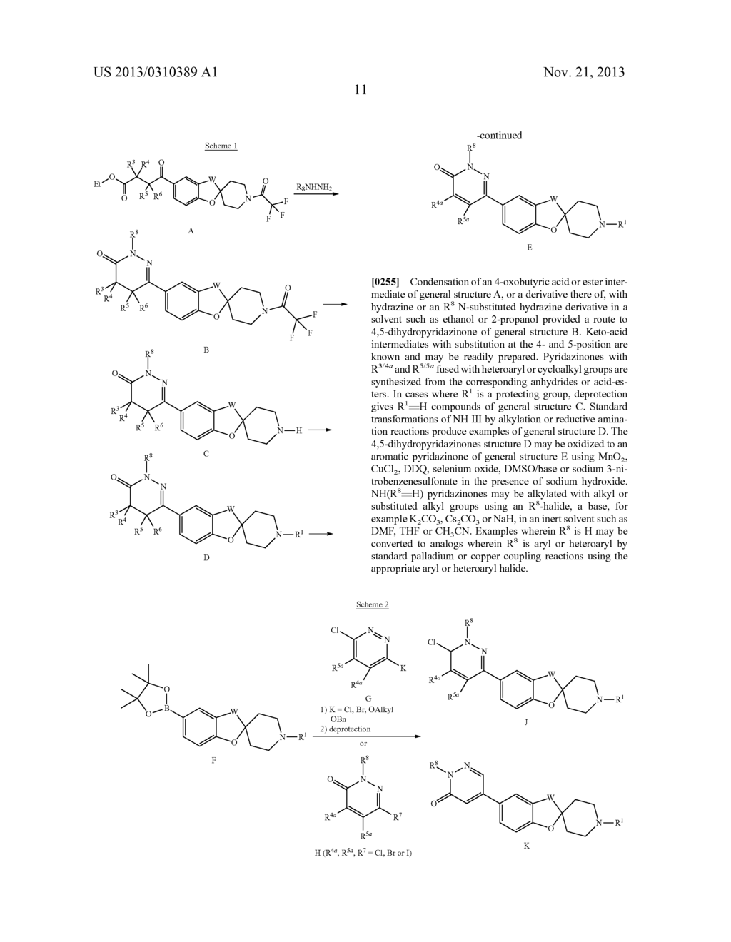 SUBSTITUTED SPIROCYCLIC PIPERIDINE DERIVATIVES AS HISTAMINE-3 (H3)     RECEPTOR LIGANDS - diagram, schematic, and image 12