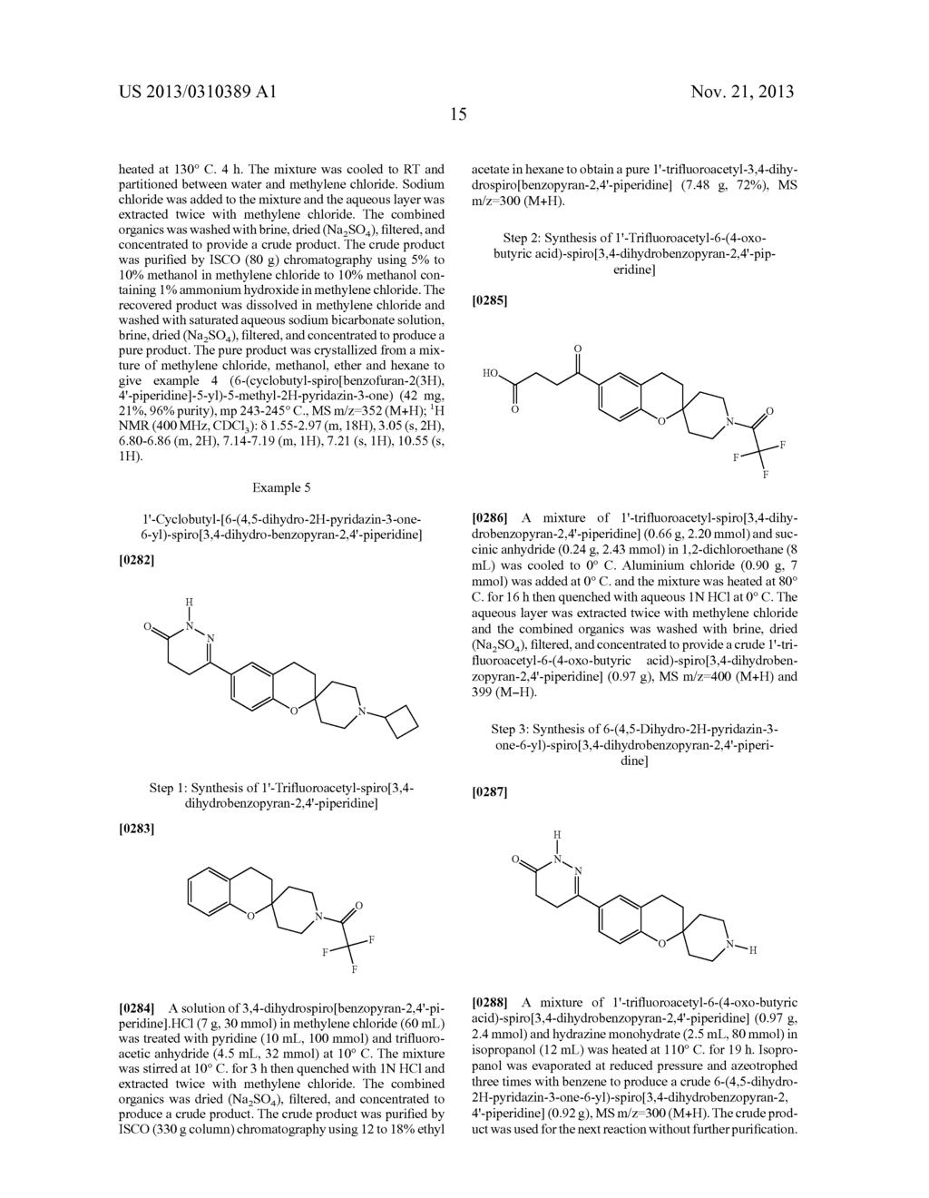 SUBSTITUTED SPIROCYCLIC PIPERIDINE DERIVATIVES AS HISTAMINE-3 (H3)     RECEPTOR LIGANDS - diagram, schematic, and image 16