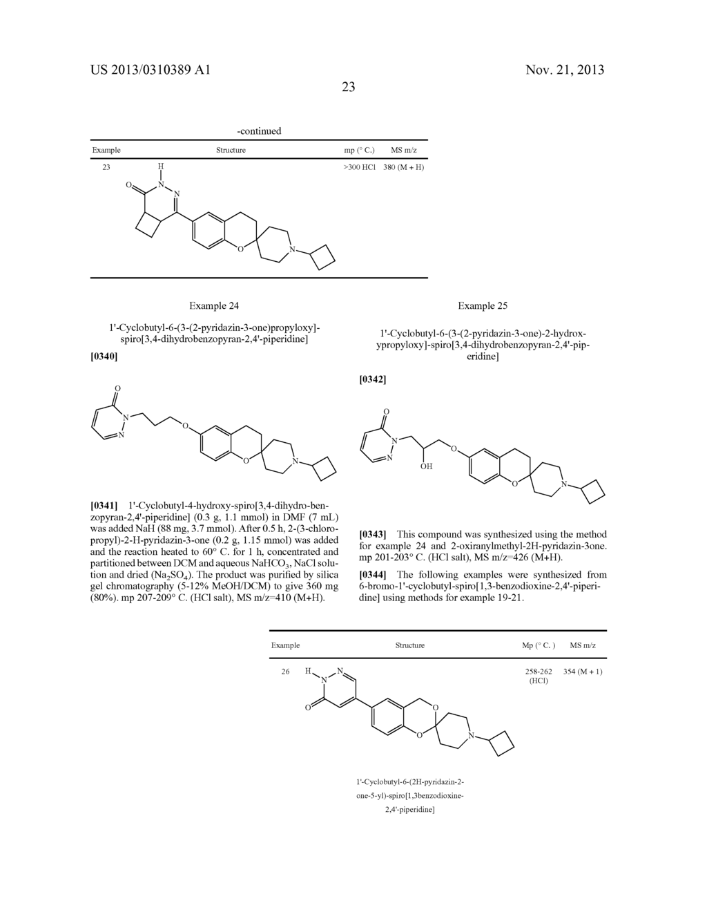 SUBSTITUTED SPIROCYCLIC PIPERIDINE DERIVATIVES AS HISTAMINE-3 (H3)     RECEPTOR LIGANDS - diagram, schematic, and image 24
