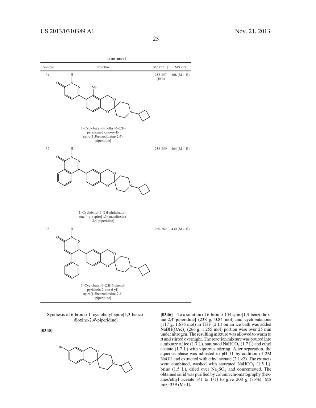SUBSTITUTED SPIROCYCLIC PIPERIDINE DERIVATIVES AS HISTAMINE-3 (H3)     RECEPTOR LIGANDS - diagram, schematic, and image 26