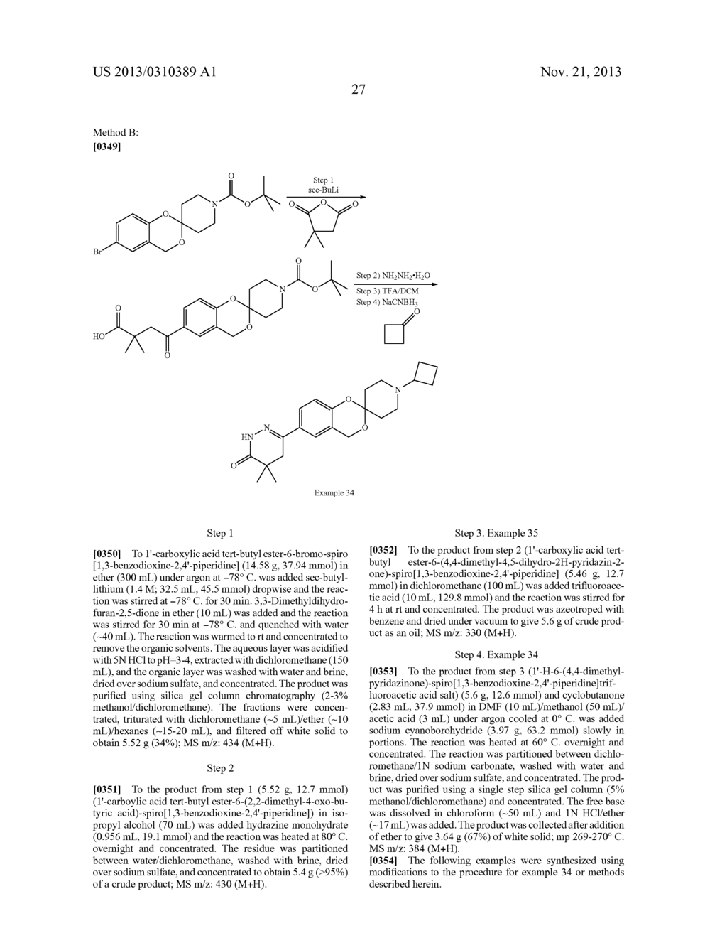 SUBSTITUTED SPIROCYCLIC PIPERIDINE DERIVATIVES AS HISTAMINE-3 (H3)     RECEPTOR LIGANDS - diagram, schematic, and image 28