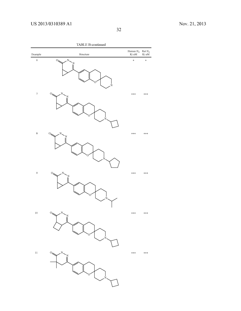 SUBSTITUTED SPIROCYCLIC PIPERIDINE DERIVATIVES AS HISTAMINE-3 (H3)     RECEPTOR LIGANDS - diagram, schematic, and image 33