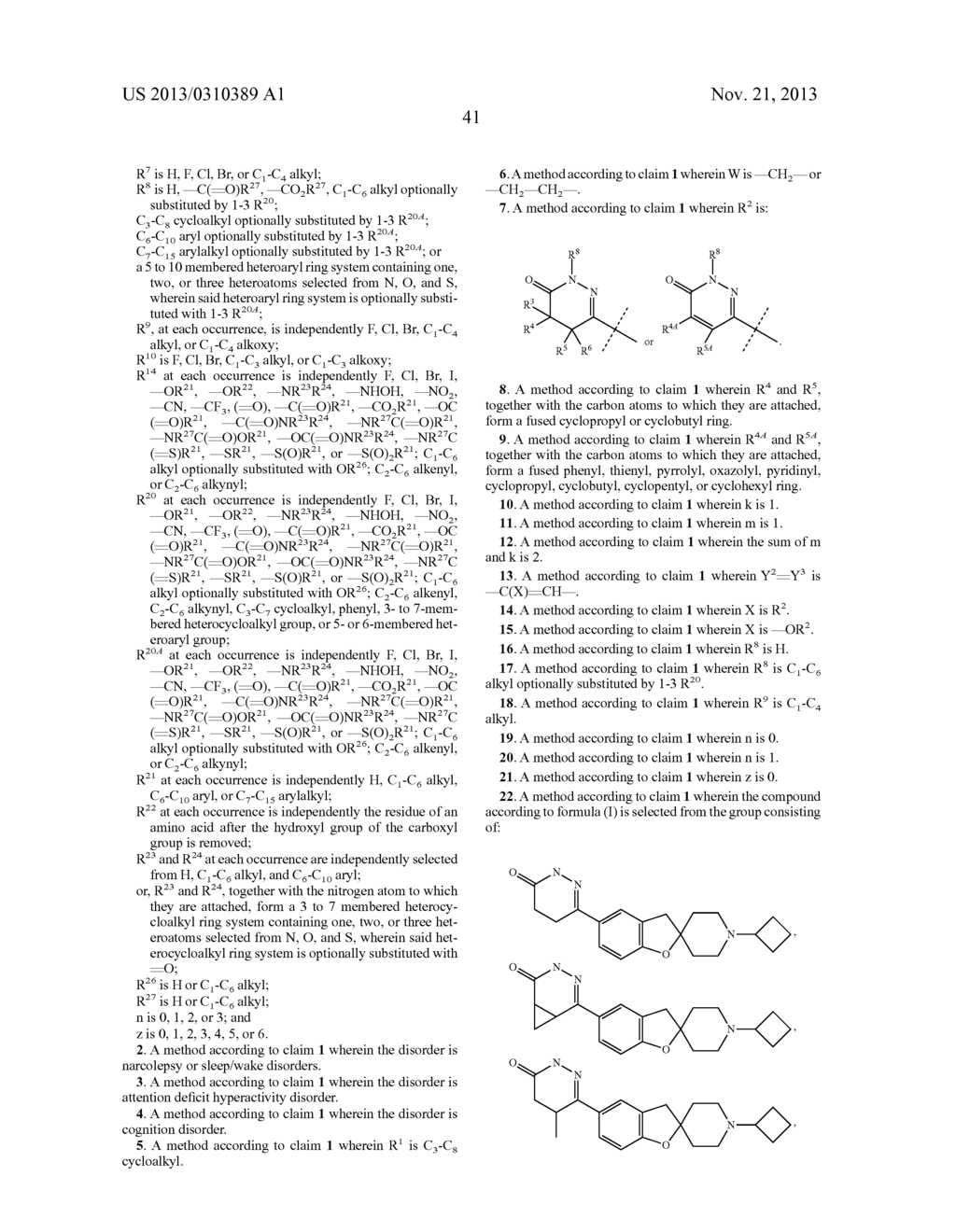 SUBSTITUTED SPIROCYCLIC PIPERIDINE DERIVATIVES AS HISTAMINE-3 (H3)     RECEPTOR LIGANDS - diagram, schematic, and image 42