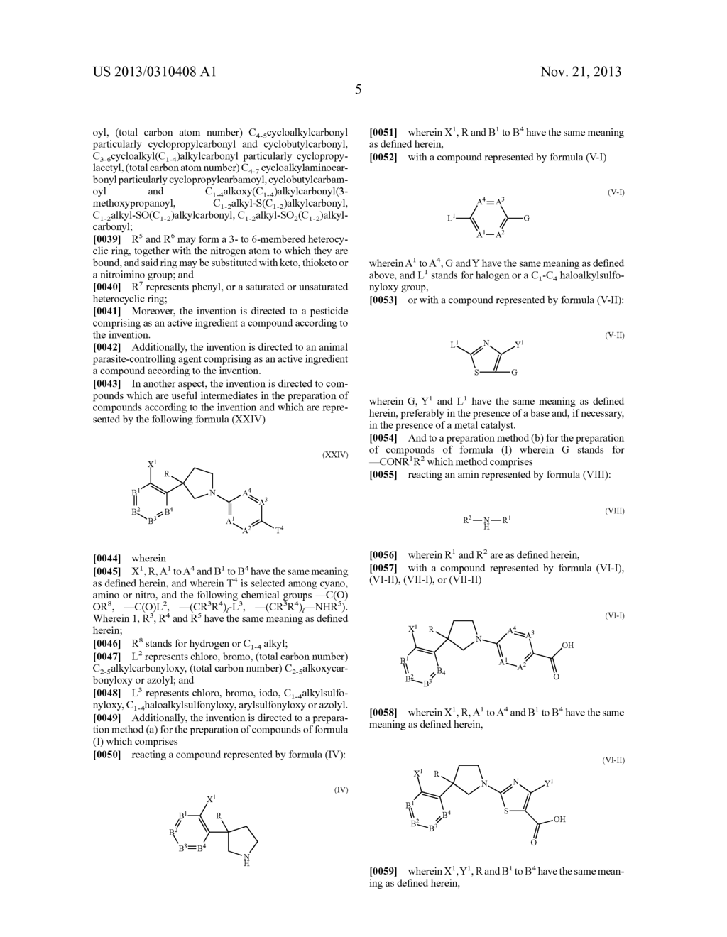 Pesticidal Arylpyrrolidines - diagram, schematic, and image 06