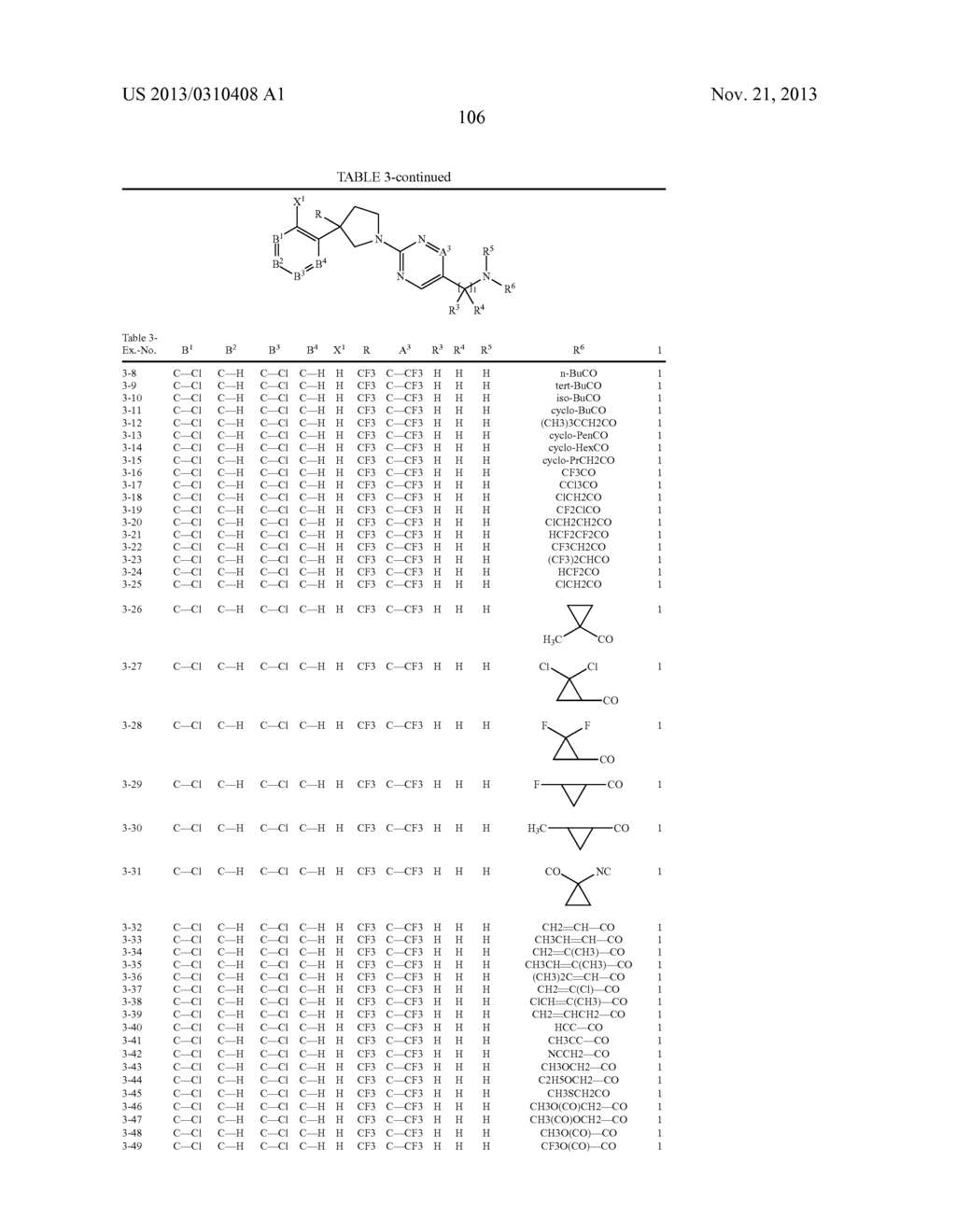 Pesticidal Arylpyrrolidines - diagram, schematic, and image 107