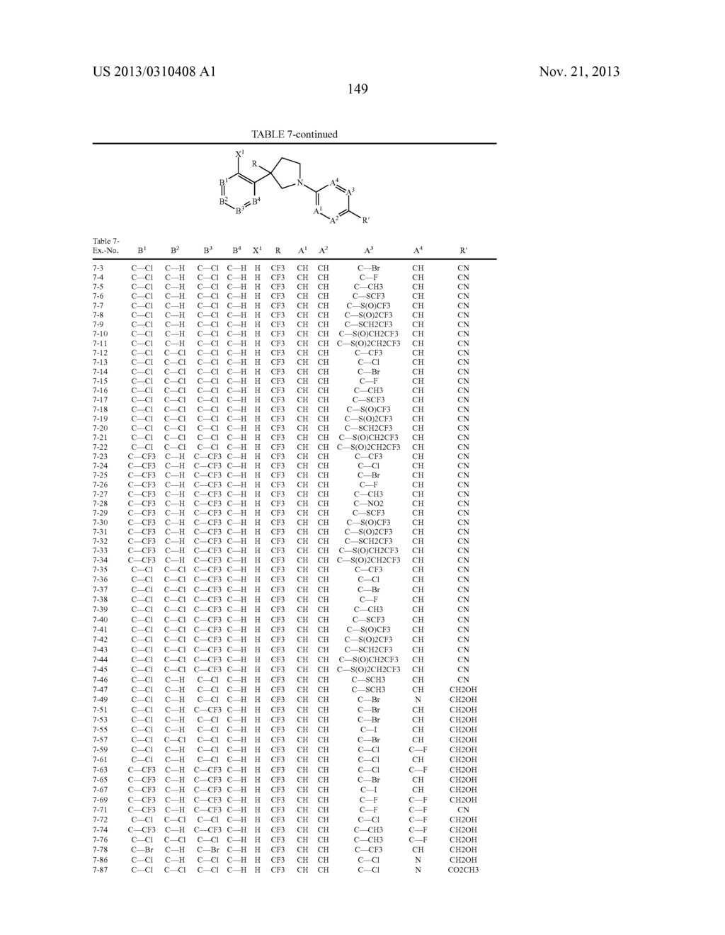 Pesticidal Arylpyrrolidines - diagram, schematic, and image 150