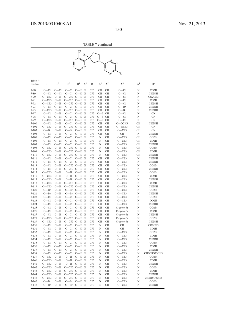 Pesticidal Arylpyrrolidines - diagram, schematic, and image 151