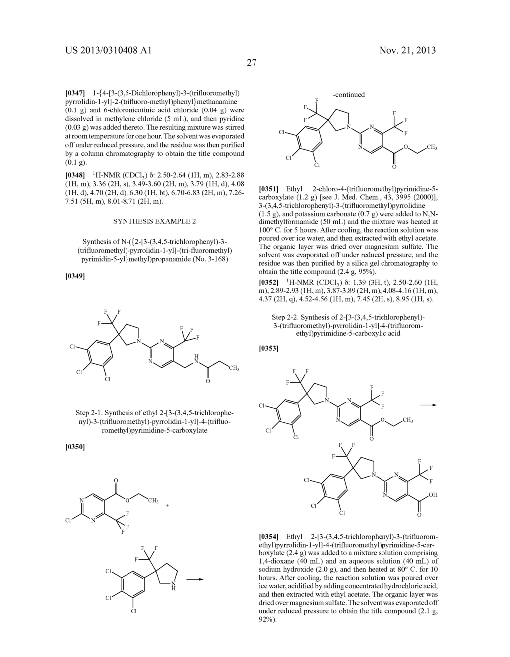 Pesticidal Arylpyrrolidines - diagram, schematic, and image 28