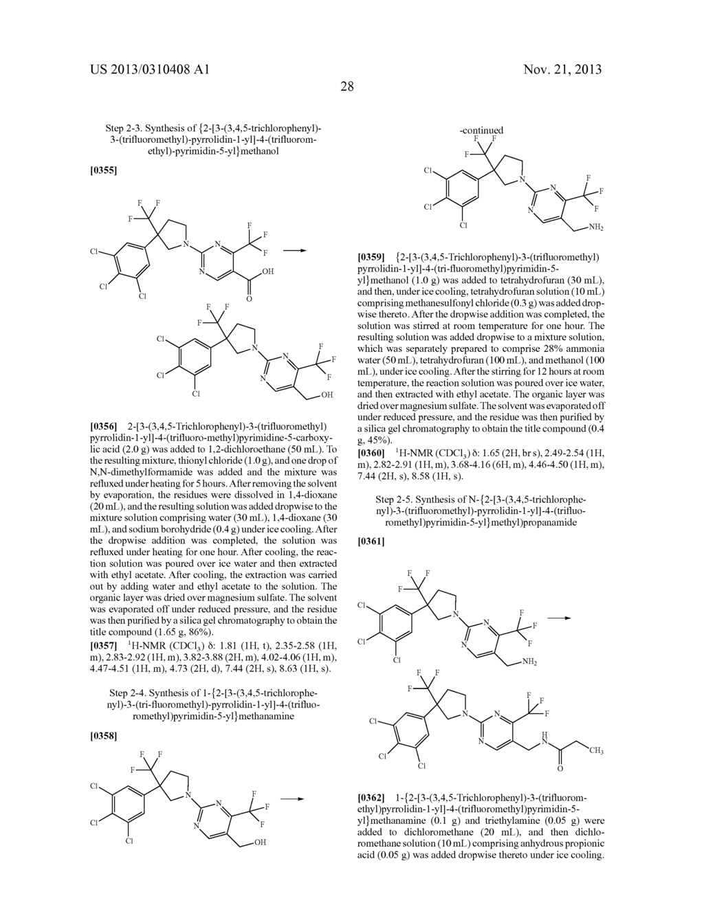 Pesticidal Arylpyrrolidines - diagram, schematic, and image 29