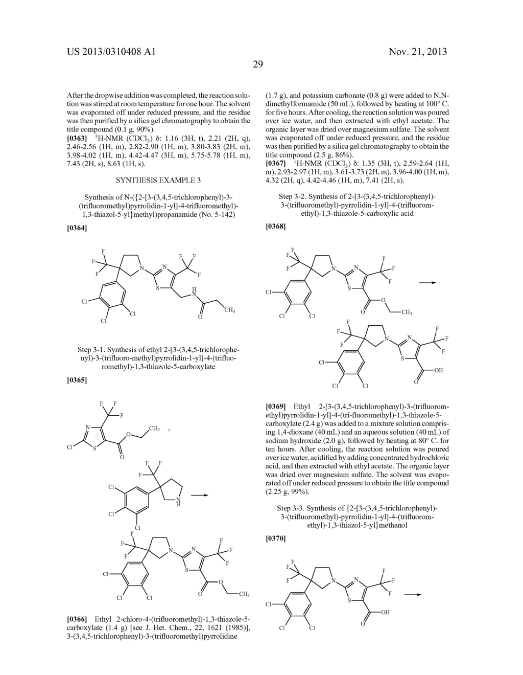 Pesticidal Arylpyrrolidines - diagram, schematic, and image 30