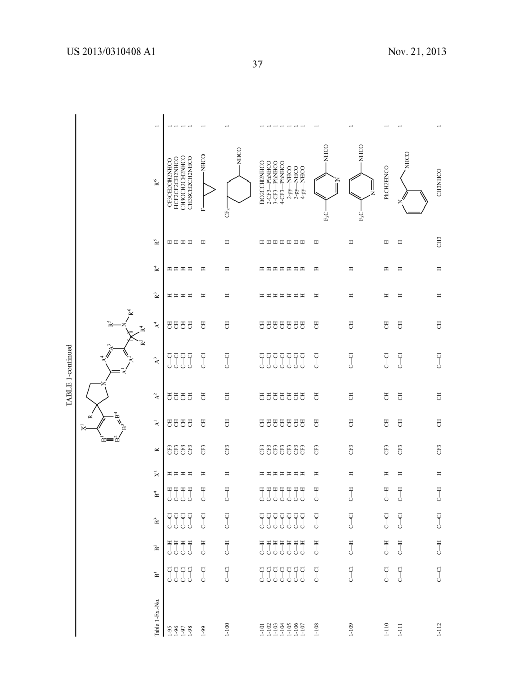 Pesticidal Arylpyrrolidines - diagram, schematic, and image 38