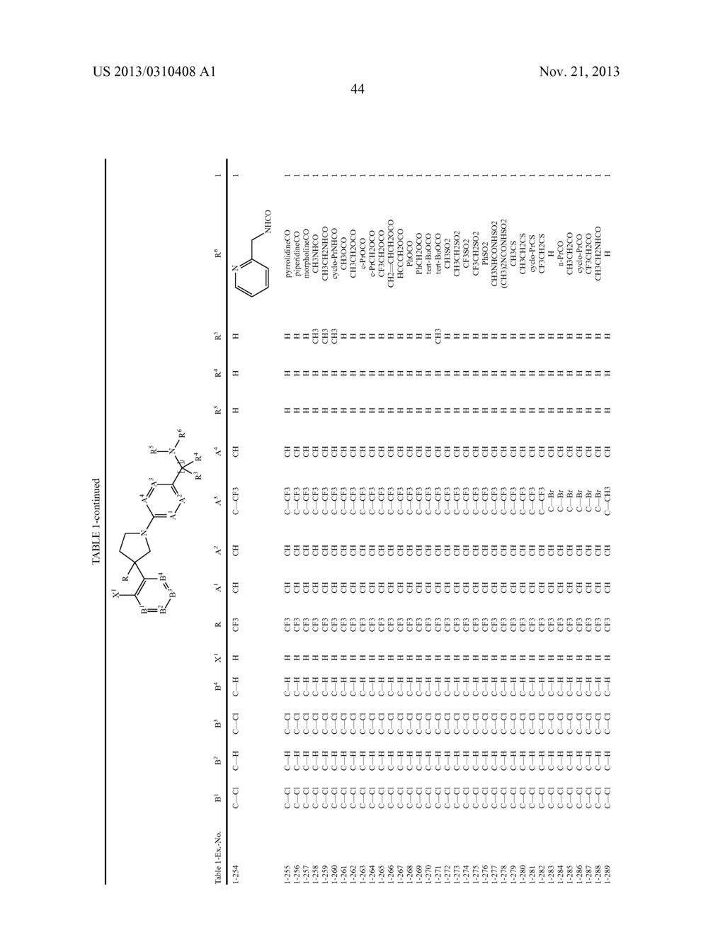 Pesticidal Arylpyrrolidines - diagram, schematic, and image 45