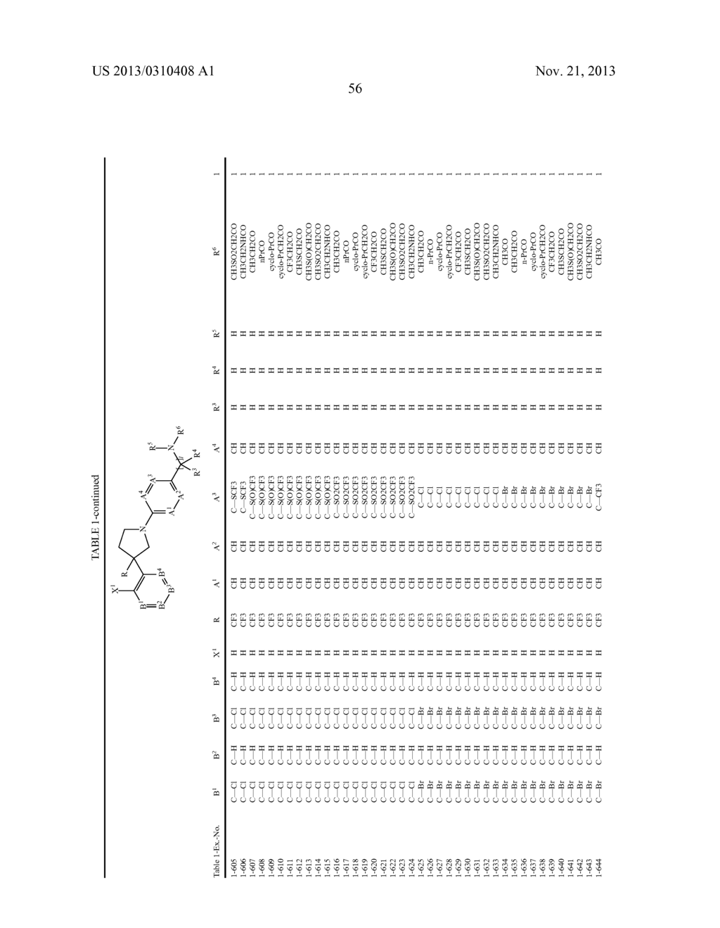 Pesticidal Arylpyrrolidines - diagram, schematic, and image 57