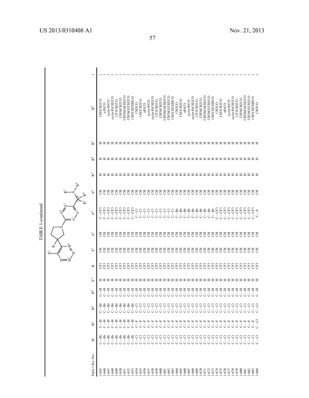 Pesticidal Arylpyrrolidines - diagram, schematic, and image 58