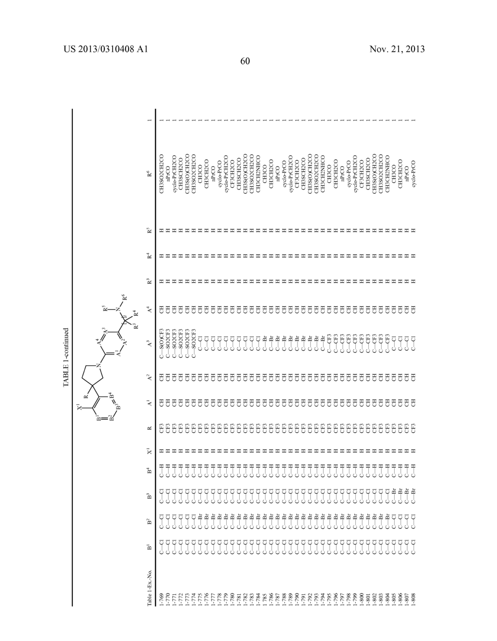 Pesticidal Arylpyrrolidines - diagram, schematic, and image 61