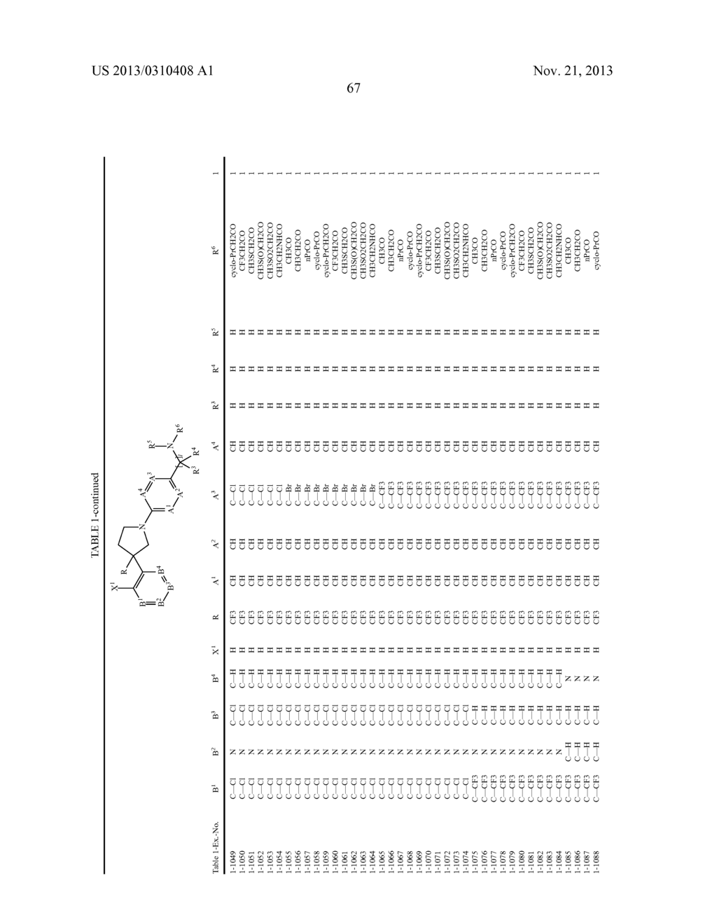 Pesticidal Arylpyrrolidines - diagram, schematic, and image 68