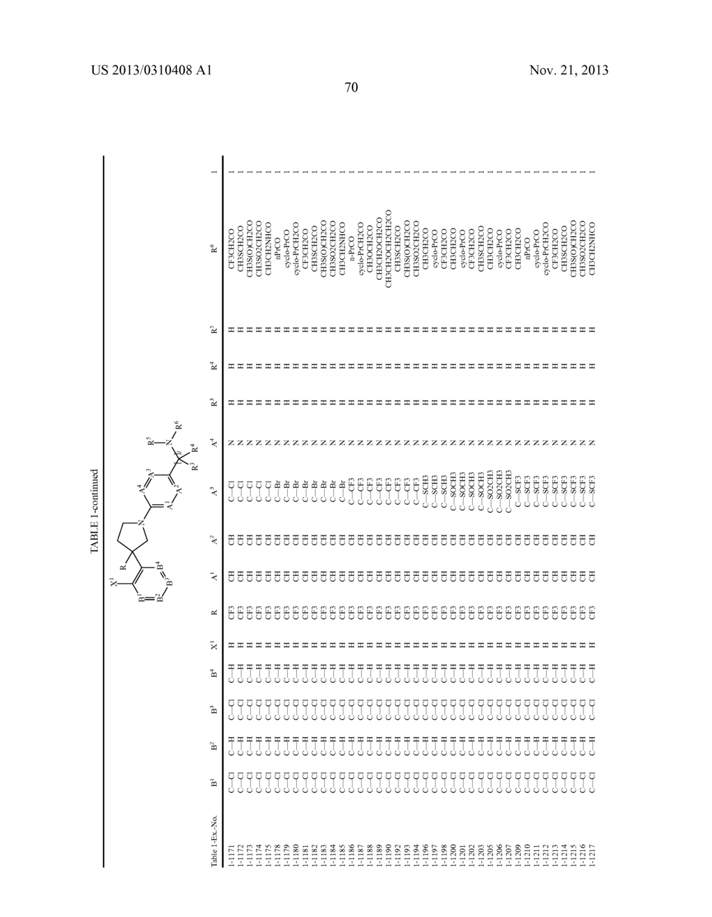 Pesticidal Arylpyrrolidines - diagram, schematic, and image 71