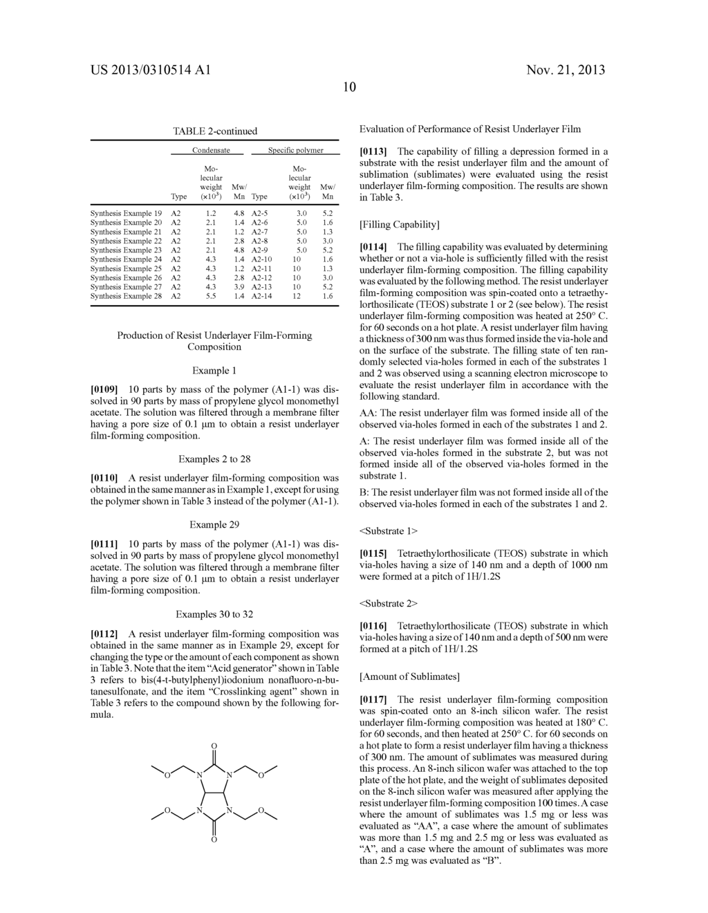 RESIST UNDERLAYER FILM-FORMING COMPOSITION - diagram, schematic, and image 12